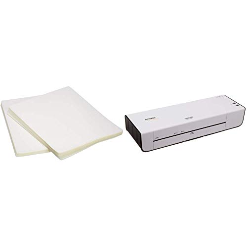Amazon Basics Thermal Laminator Machine & Clear Thermal Laminating