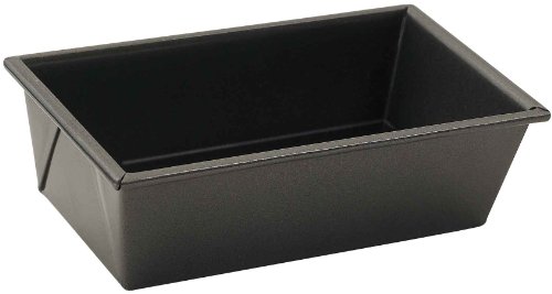 Winco HLF-100 Non-Stick Loaf Pan, 1 Pound, Aluminized Steel, 1, Black