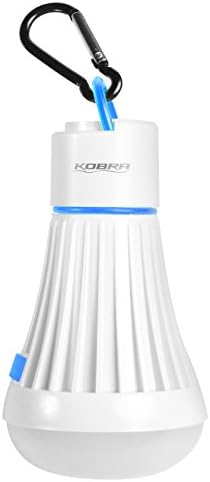 LED Camping Light Bulb With Hanging Carabiner | Bright Light, Portable, Water Resistant & Battery Operated Bulb | For Night, Hiking, Tents, Camping, Hunting, Fishing, Traveling, Emergencies & More