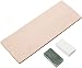 BearMoo Leather Honing Strop with Green White Compound, Sharpening Knives Chisel Tools, 3 x 8 Inch Double-Sided