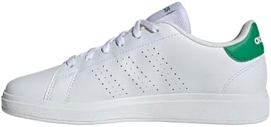 Unisex Kinder Advantage Base 2.0 Junior Shoes, Cloud White/Cloud White/Green, 36 2/3 EU