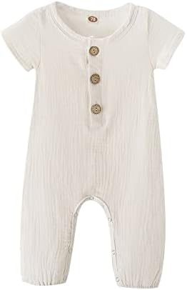 ZZLBUF Newborn Infant Baby Girl Clothes Ruffle Long Sleeve Romper...