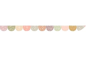 Teacher Created Resources Terrazzo Tones Scalloped Magnetic Border