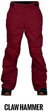 Two Bare FeetTBF Claw Hammer Adults Snow Ski Pants Salopettes Trouser (XXLARGE, Deep Burgundy)