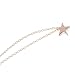 Dolland Mini Smooth Star Pendant Delicate Necklace Choker Necklace,Sliver