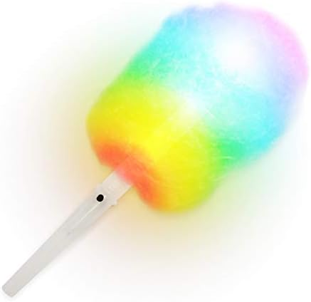The Glow Company Multi Coloured Flashing Candy Floss Stick (119)