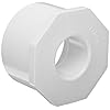 Spears-PVC-Pipe-Fitting-Bushing-Schedule-40-White-Spigot-x-Socket
