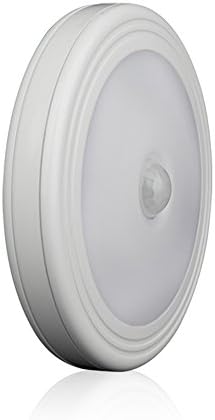 Motion Sensor Night Light, WT Cordless Wall Light,6 LED chips,3 AAA Batteries(Included), Daylight White, Closet Lights, Stair Lights, Safe Lights for Hallway, Bathroom, Bedroom, Kitchen(White)