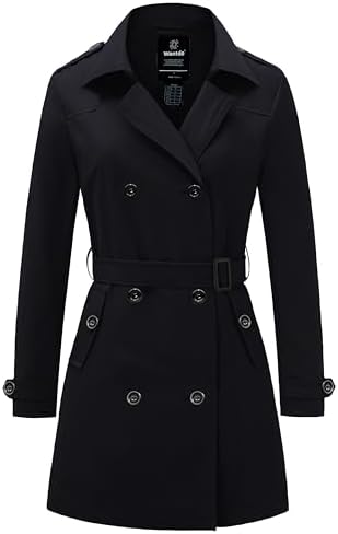 Amazon.com: wantdo Plus Size Trench Coats for Women Spring Dress