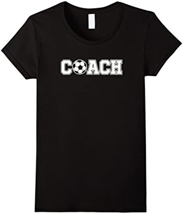 Womens Soccer Coach Shirt Sports Coaching Staff Head Coach Tees Large Black