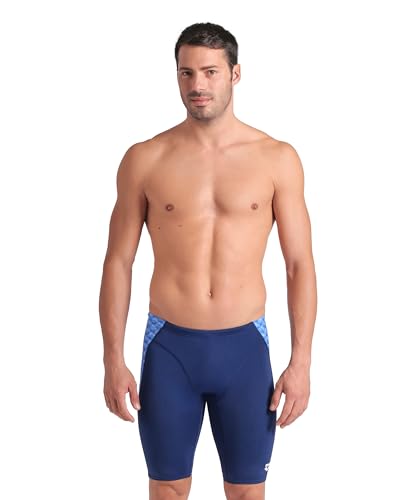 ARENA Performance Men's Monogram Swim Jammer MaxLife Athletic Practice Knee-Len…