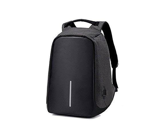 Shadow Securitronics Anti Theft Waterproof 14.1 Inch Laptop Backpack with USB Charging Port (Black)