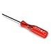 Foxnovo 5pcs Triwing Trigram Y-Tip Screwdrivers Screw Drivers for Nintendo Wii/DS/DS Lite/GBA (Red)