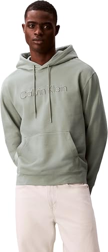 Uomo Felpa con Cappuccio Terry con Logo, Beige (Shadow), M