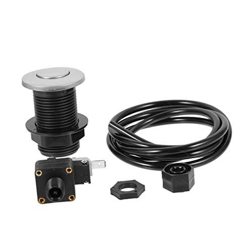ETHZZLE 1set Air Bathtub Replacement Parts Button for Food Garbage Disposal and Convenient Tub Easy to Install