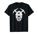 Coal Miner T-shirt Skull Perfect Coal Mining Gift