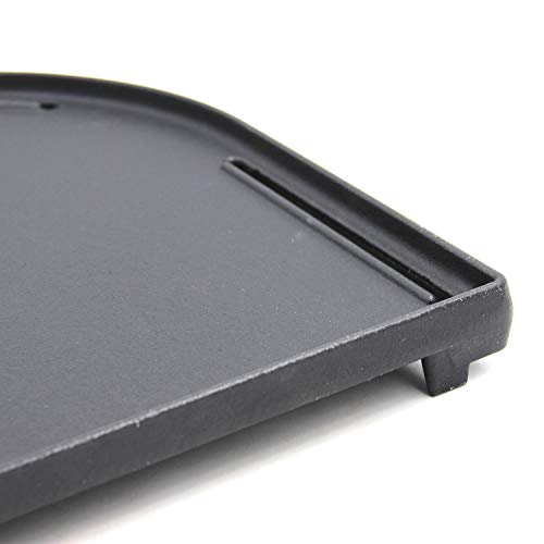 Hongso Matte Cast Iron Griddle for Coleman Roadtrip Swaptop Grill, Half