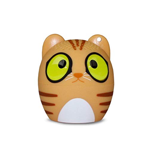 TBS2520 Mini Enceinte Bluetooth sans Fil Mini-Animal Chat – Super Mignon – 3 Watts – Fonctions Kit Main-Libre téléphone & Selfie – Appli pour Jouer – pour iPhone Samsung Huawei etc & Tablette