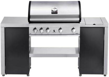 Grandhall Gasgrill Elite G4 Island Set Grill Gas Garten Gartenkamin Kamin Abdeckhaube G4island Ohne Abdeckhaube Amazon De Garten