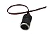 CERRXIAN 12V 5A Car Cigar Cigarette Lighter Female Socket Plug Connector Adapter