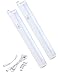 LED Concepts® Under Cabinet & Closet Linkable LED T5 Light Bar - Ultra Slim, Cool-Touch Design - Great for Kitchen Counter Lighting –ETL Listed Power Supply (12