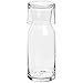 Bormioli Rocco Aquaria Bedside Carafe with Tumbler, 27-1/2-Ounce, Gift Boxed, Clear