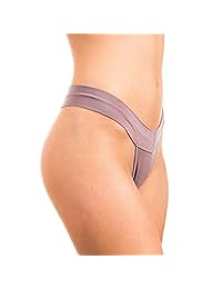 Alyce Intimates Pack de 7 tangas de yoga para dama sin costuras, varios colores