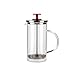Fresh Cup French Press & Tea Infuser - Study Aid - Workspace - 12oz of Perfectly Brewed Tea or Coffee Serves 1-2 Cups - German Glass - Beaker - Handcrafted Carafe - Stainless Steel - No Plastics Used
