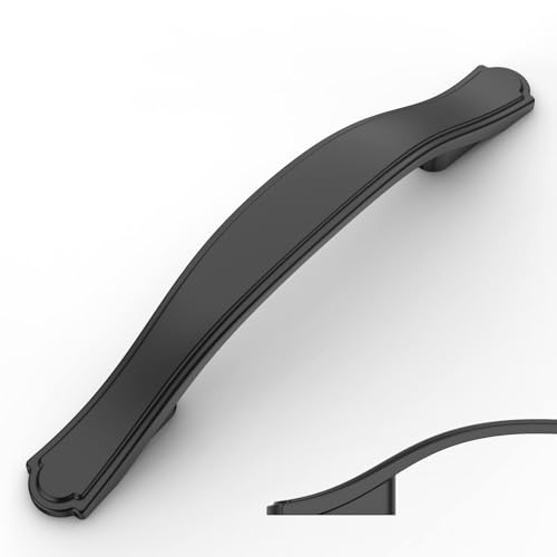 Asidrama Matte Black Cabinet Pulls