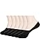 Mens No Show Socks Casual Black Low Cut 6 Pairs Thin Breathable Boat Shoe Liners