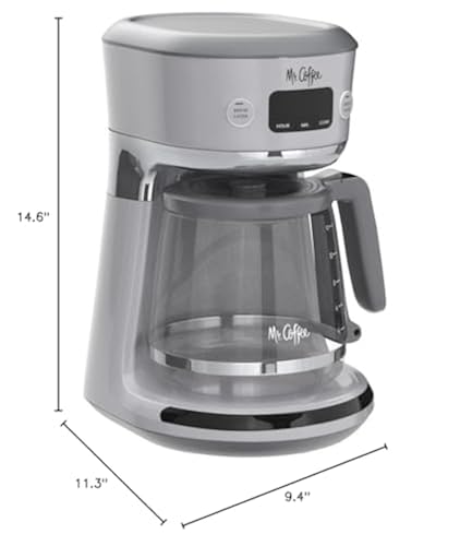 Coffee Easy Measure 12 Cup Programmable Maker with Gold Tone