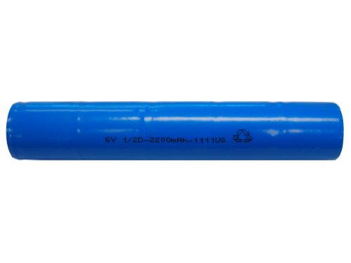 Hitech - 6V Ni-Cd Rechargeable Battery for Maglite Rechargeable Flashlights