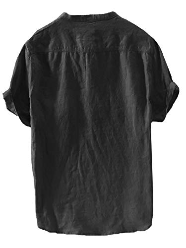 1 Cotton+Shirts+Button+T+Shirt+Lightweight