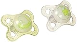 MAM Night Pacifiers (2 Pacifiers & Sterilizing Box), MAM Pacifiers 0-6 Months, Best Pacifier for Breastfed Babies, Unisex, Glow in the Dark Pacifier