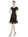 Ever Pretty Round Neckline Sleeve Ruched Short Casual Wear to Work Dress 03990