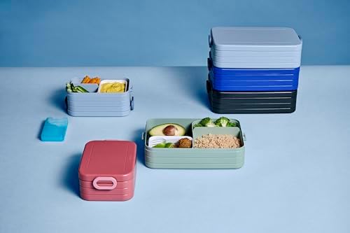 – Porta Pranzo Bento Take A Break Midi – Sacco per il Pranzo con Bento Box – Porta Pranzo per Panini, Spuntini e Avanzi – Snack e Pranzo - 900 ml - Nordic Black