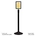 US Weight - U2507 Steel Frame Sign Holder compatible ONLY with Steel stanchions (will not fit Sentry series or other stanchion brands)
