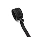 SMspade Leather Bed Restraint Kit for Sex,Utimi BDSM Toys Sets with Hand Cuffs Ankle Cuff Bondage Collection,Blindfold & Plumage Blackthumb 2