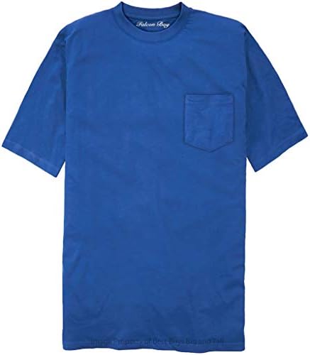 Big & Tall Men's 100% Cotton Pocket T-Shirt