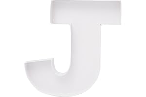 DYLCYPHERIA Cardboard Letter Fillable Charcuterie Board Candy Food Tray, 12.2 inch, Party Event Decoration (J Shape)