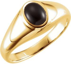 14kt Yellow Onyx Ring