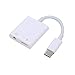 CharmTek 2 in 1 USB Type C to 3.5mm Headphone Jack Charger Adapter dongle, Support PD Fast Charging for Google Pixel 3 3XL 2 2XL, New iPad Pro 12.9" 11" 2018, Essential Phone primary