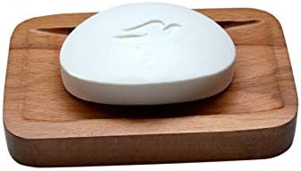 Indiswan Classic Handmade Wooden Soap Saver Dish Tray Holder for Bathroom and Kitchen (Made in India)