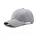 Unisex Polo Baseball Hat,Crytech Cotton Classic Plain Adjustable Ballcap Low Profile Dad Cap Sun Visor Hat for Women Men Outdoor Running Cycling Hiking Golf (Gray)thumb 2