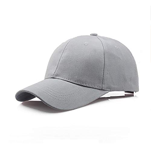 Unisex Polo Baseball Hat,Crytech Cotton Classic Plain Adjustable Ballcap Low Profile Dad Cap Sun Visor Hat for Women Men Outdoor Running Cycling Hiking Golf (Gray)