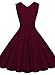 Miusol Women's Vintage 1950s Style Sleeveless Evening Party Dress (Large, Navy Blue-2)