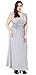 Preferhouse Women's Plus Size Evening Gowns Long Formal Maxi Dress 2X Grey