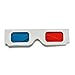 Ioffersuper 10Pc X Universal Anaglyph Cardboard Paper Red Blue Cyan 3D Glasses for Moviethumb 3