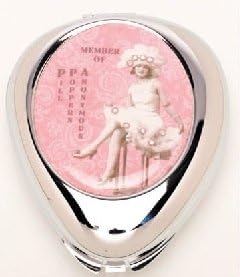 Pill Poppers Anonymous 3 Section Pill Box by Popular Creations