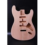 New Guitar Body Mahogany DIY Electric Guitar Replacement Strat Style SSS Unfinished